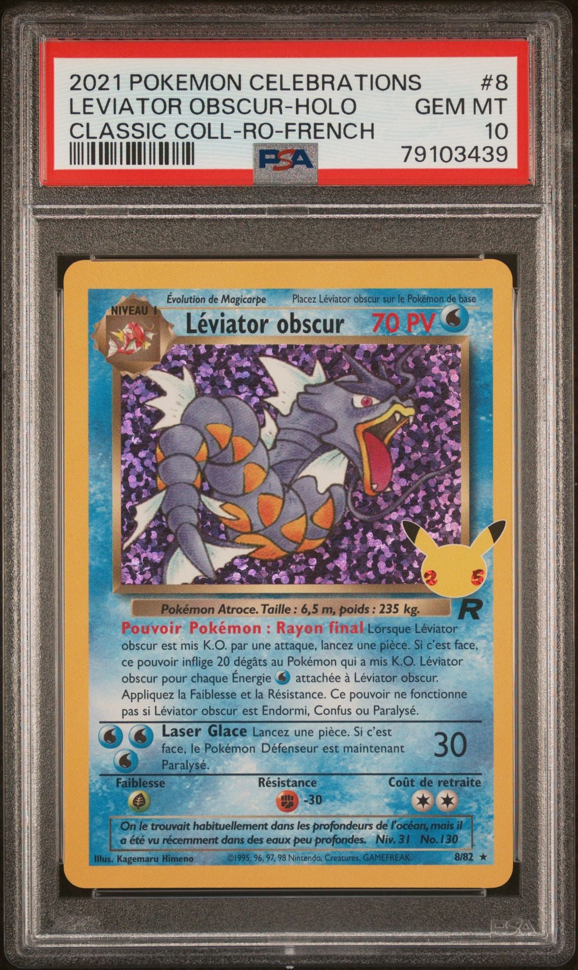 Léviator Obscure 8 célébration PSA 10