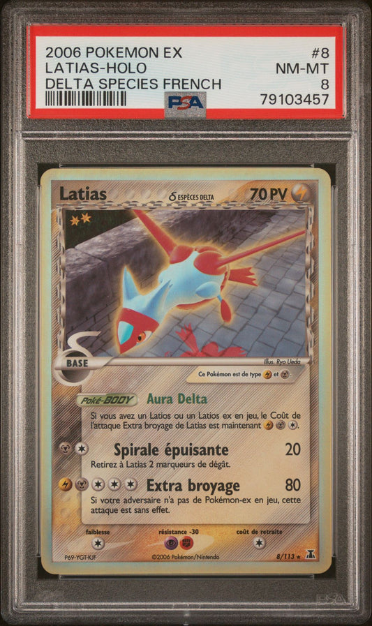 Latias Holo 8 EX : Espèce Delta PSA 8