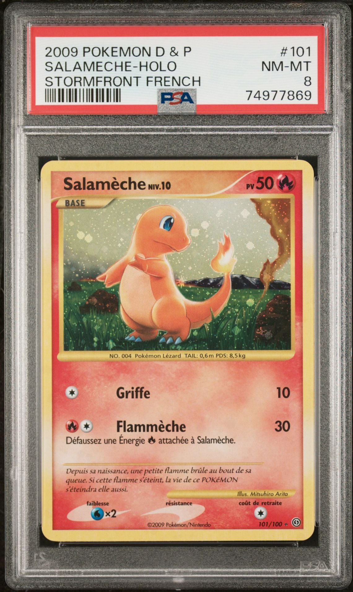 Salameche Holo 101 Diamant & Perle : Tempête PSA 8