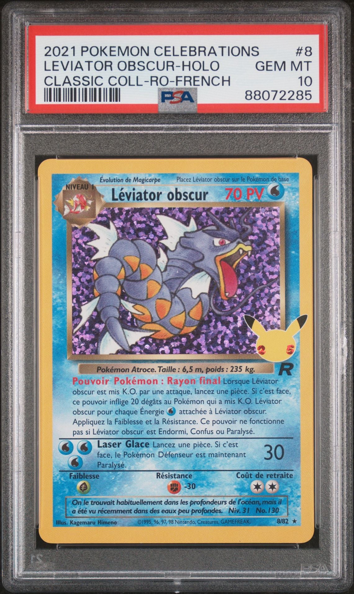 Léviator Obscure 8 célébration PSA 10