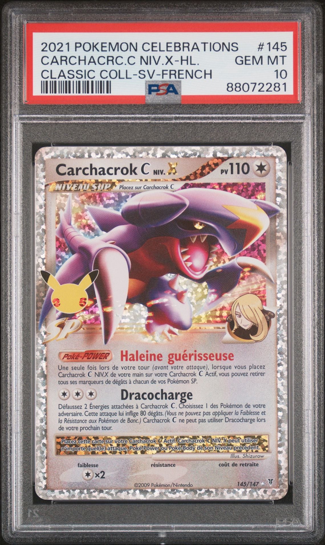 Carchacrok X 145 célébration PSA 10