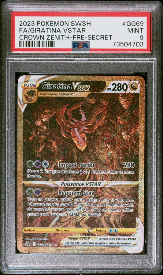 Giratina Vstar GG69 Zénith Suprême PSA 9