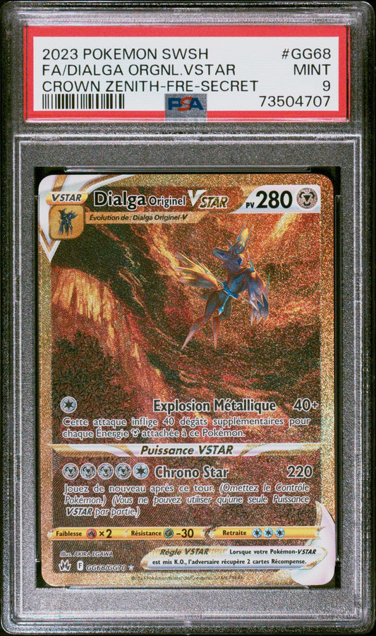 Dialga Vstar GG68 Zénith Suprême PSA 9