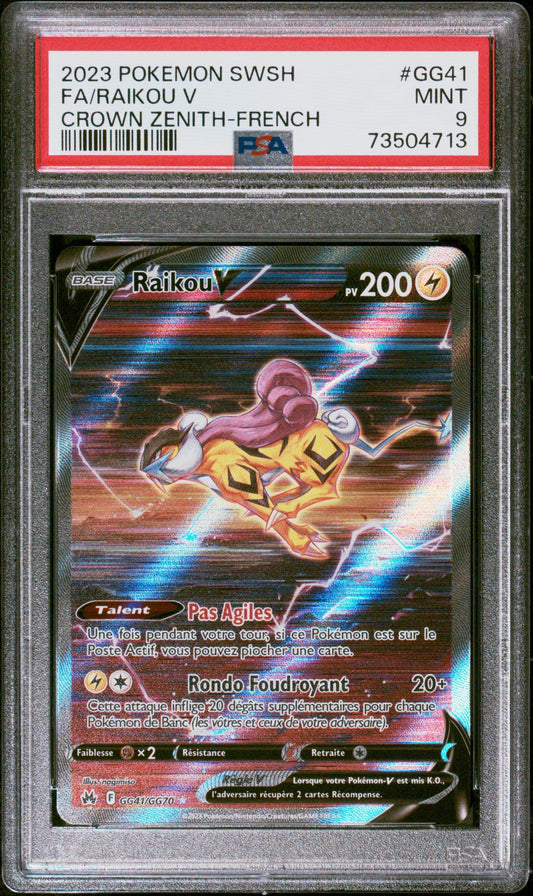 Raikou GG41 Zénith Suprême PSA 9